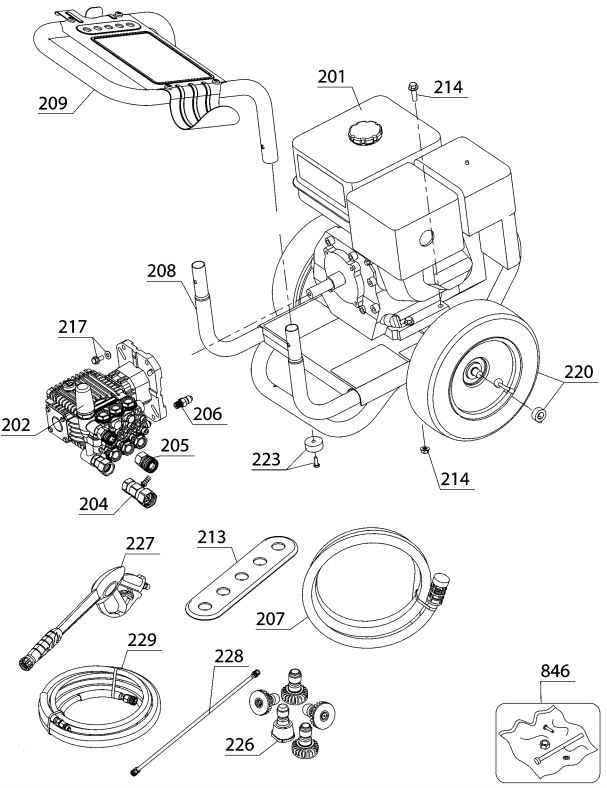 DH4240-1 replacement parts